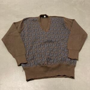 vintage y2k Japanese patterned sweater